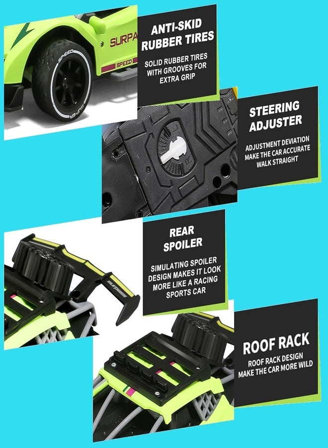 VGRASSP Rechargeable Racing Car Toy for Kids with 2.4 GHz Long Range Remote Control - 1:16 Scale Joystick RC Sports Vehicle - Color and Design As Per Stock - Image 4